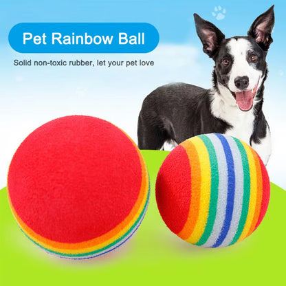 Colorful Cat Toy Interactive Ball Toys for Cats Play Chewing Rattle Scratch Foam Ball Training Cat Scratcher Cat Accessories