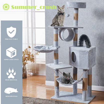 Cat Scratching Post Large Cat Tree Tower Kitten Condo Activity Centre Climbing