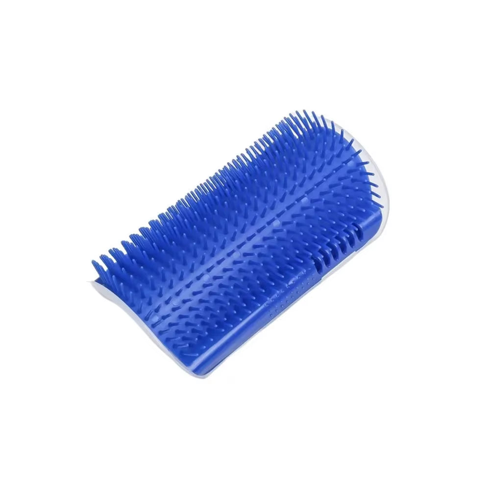 Cat Brush Comb Cat Toy with Catnip Cat Wall Brush Corner Cat Scratcher Massage Self Groomer Comb Pet Brush Corner Cat Scrubber