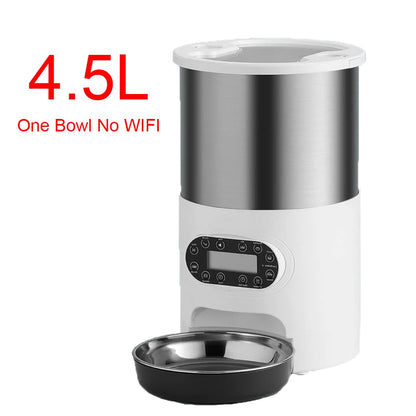 New Pet Feeder Pet Dispenser for Cat and Dog Travel Supply Automatic Smart Slow Feeder Dispenser Fixed Time Amount of Food