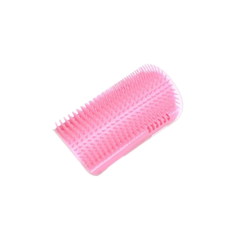 Cat Brush Comb Cat Toy with Catnip Cat Wall Brush Corner Cat Scratcher Massage Self Groomer Comb Pet Brush Corner Cat Scrubber