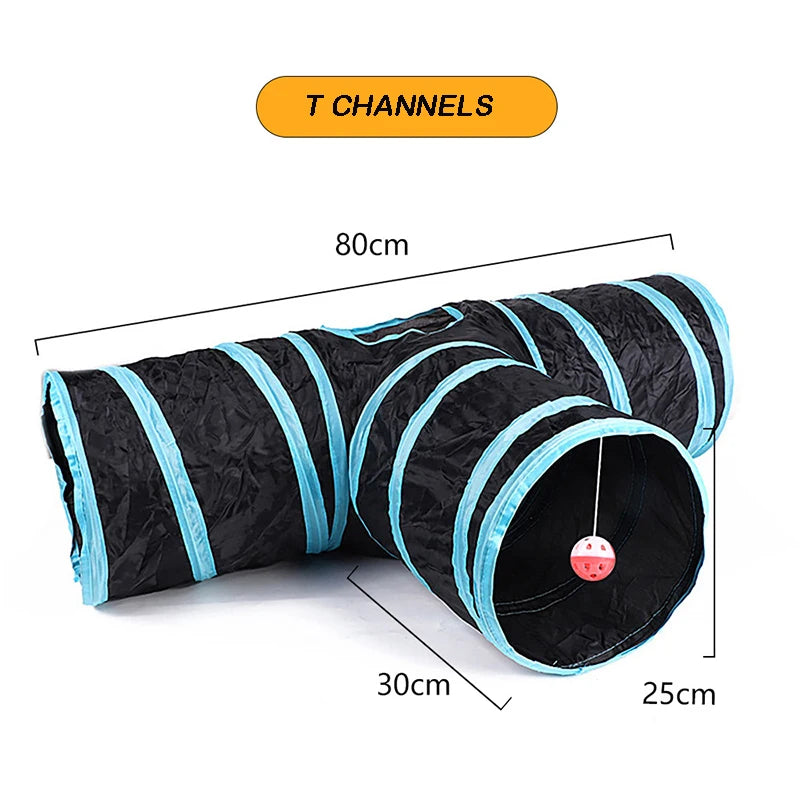 Cat Tunnel Foldable Cat Tunnel Pet Supplies Cat S T Y Pass Play Tunnel Cat Toy Breathable Drill Barrel for Indoor Loud Paper