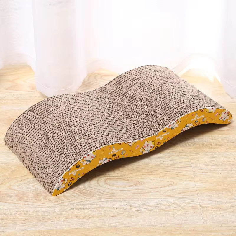 Cat Toys Cat Scraper Sharpening Claw Cardboard Corrugated Board Scratch-Resistant Cat Scratch Board Cat Toy Sofa Cushion Bed